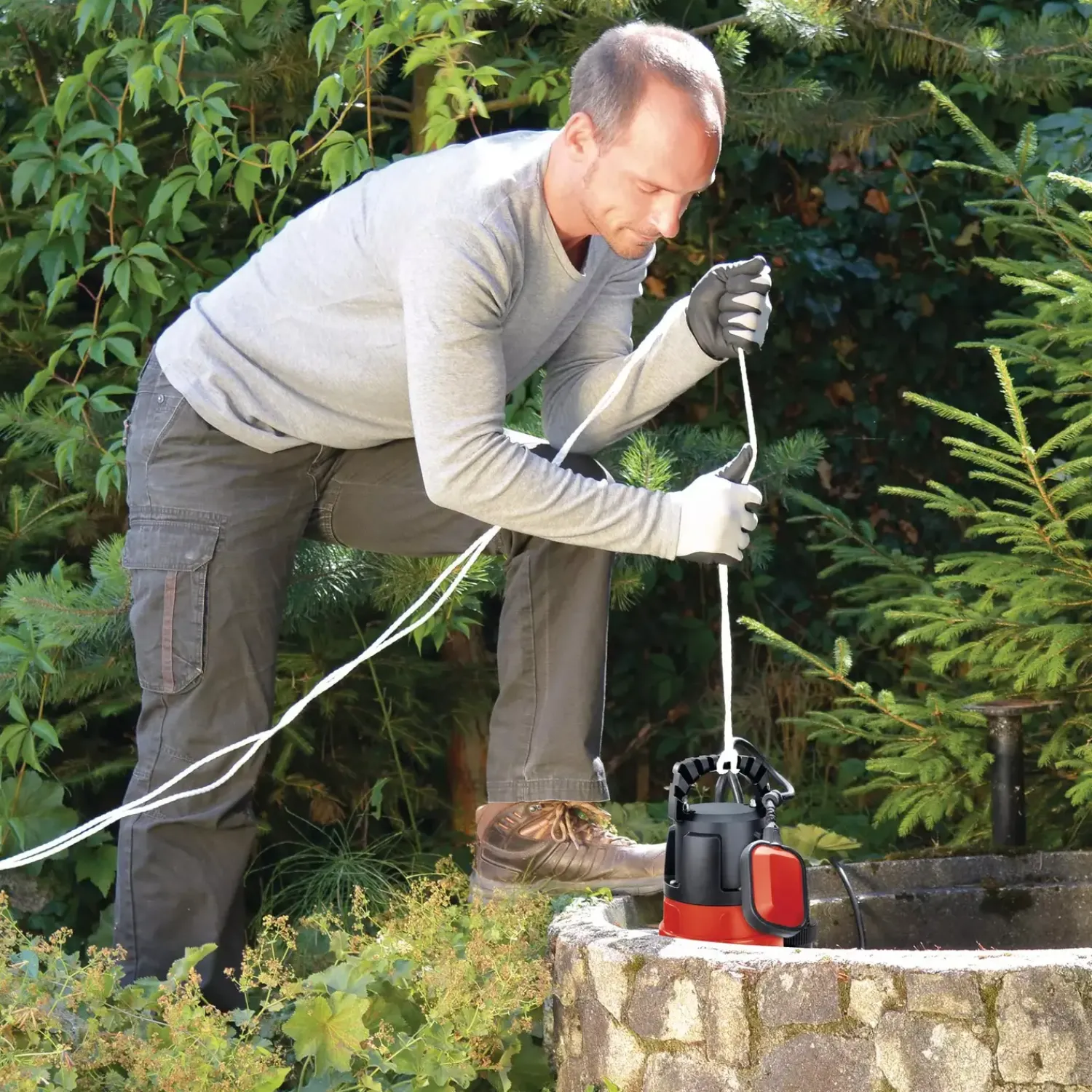 Einhell Dykpumper^GC-DP 7835 dykpumpe til snavset vand 15800l/t 780W