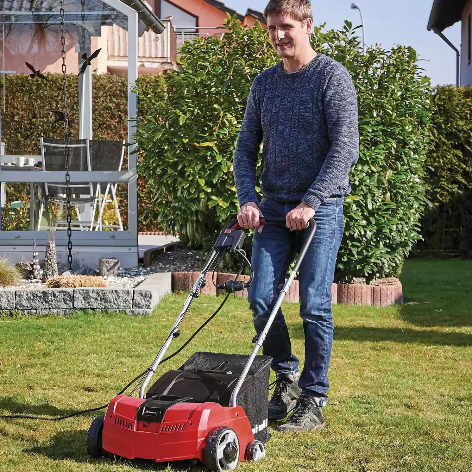 Einhell Vertikalskærere^GC-SA 1231/1 elektrisk plænelufter/vertikalskærer 31 cm 230V/1200W