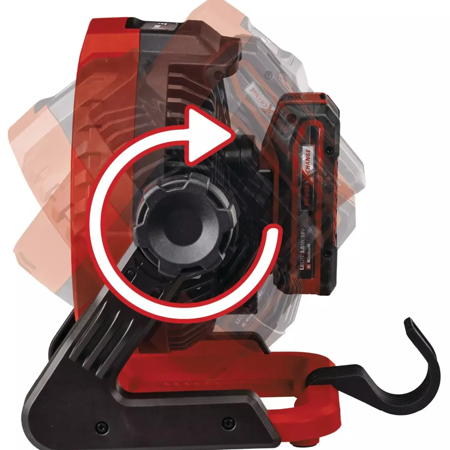 Einhell Bord- Og Gulvventilatorer^ GE-CF 18/2200 Li 18V ventilator solo