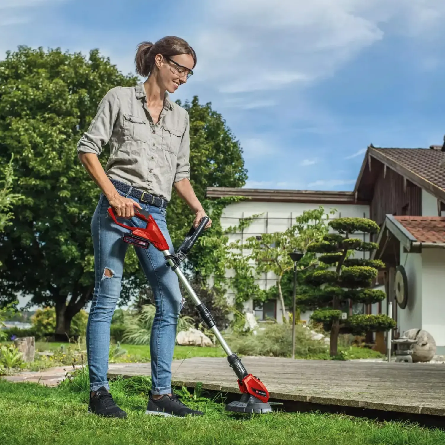 Einhell Græstrimmere^GE-CT 18 Li 18V græstrimmer 24 cm (1 x 2,5 Ah)