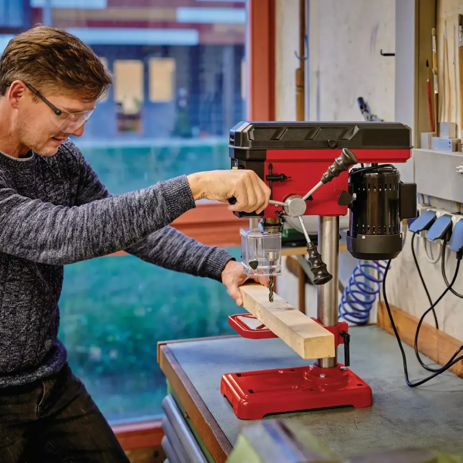 Best Einhell TC-BD 450 søjleboremaskine med 5 trin 230V/450W