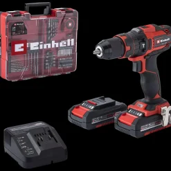 Outlet Einhell TE-CD 18/40 Li slagboremaskine m/tilbehør 2x18V/2,0Ah batteri og lader
