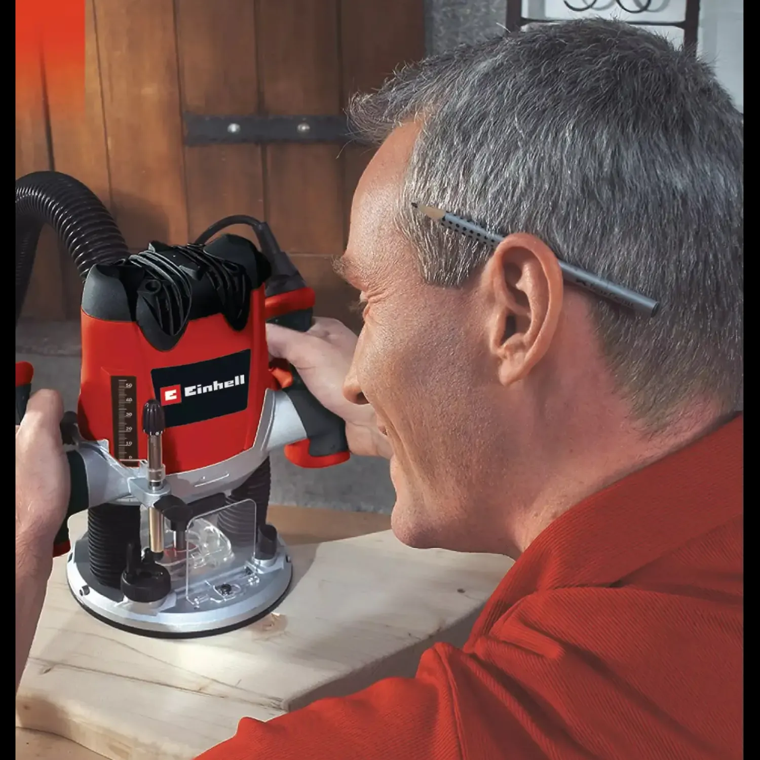 Best Einhell TE-RO 1255 E overfræser 6 og 8 mm. 230V/1200W