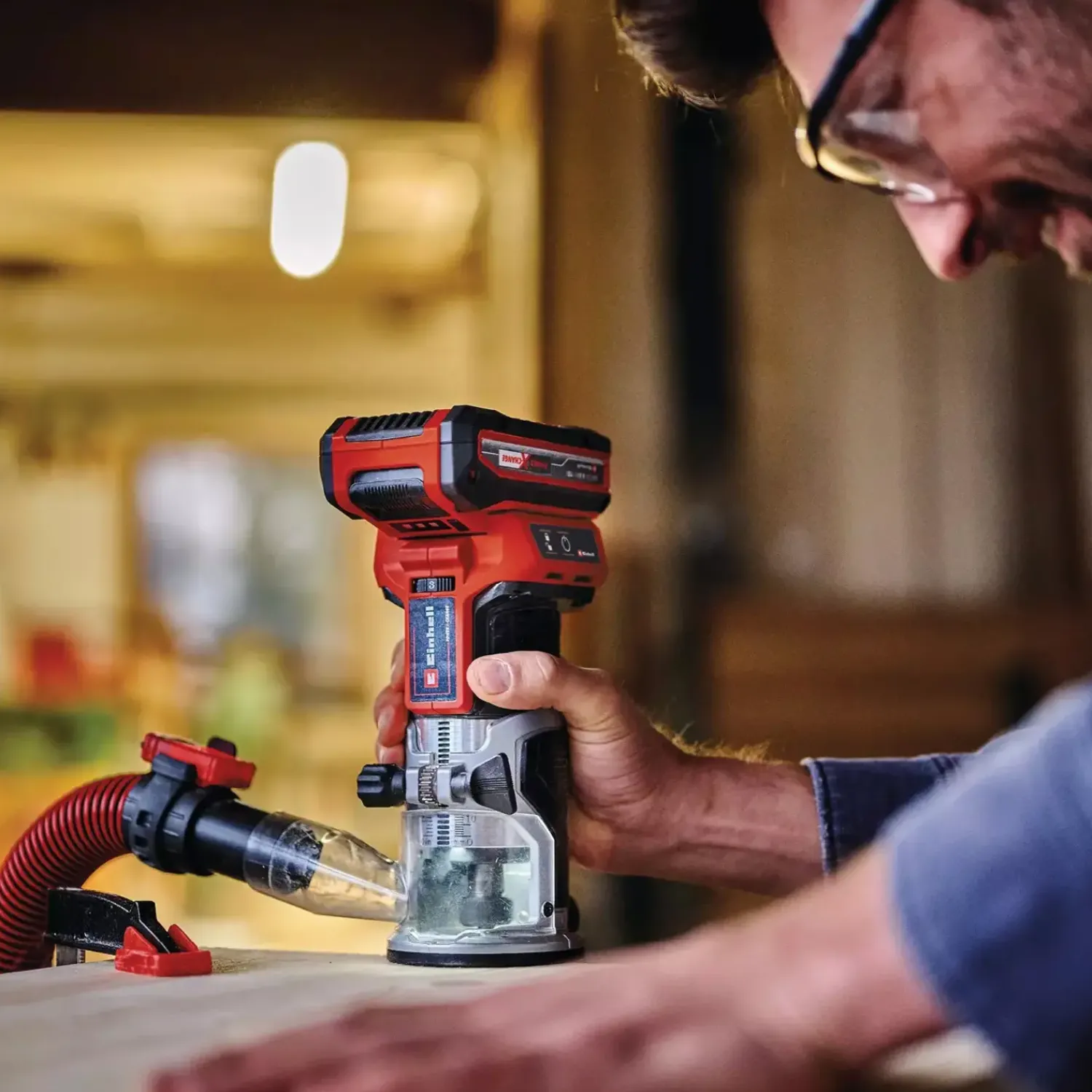 Einhell Overfræsere^TP-ET 18 Li BL 18V overfræser solo