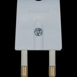 Stikkontakter Og Afbrydere^E-Line + stikprop flad hvid 230V 16A