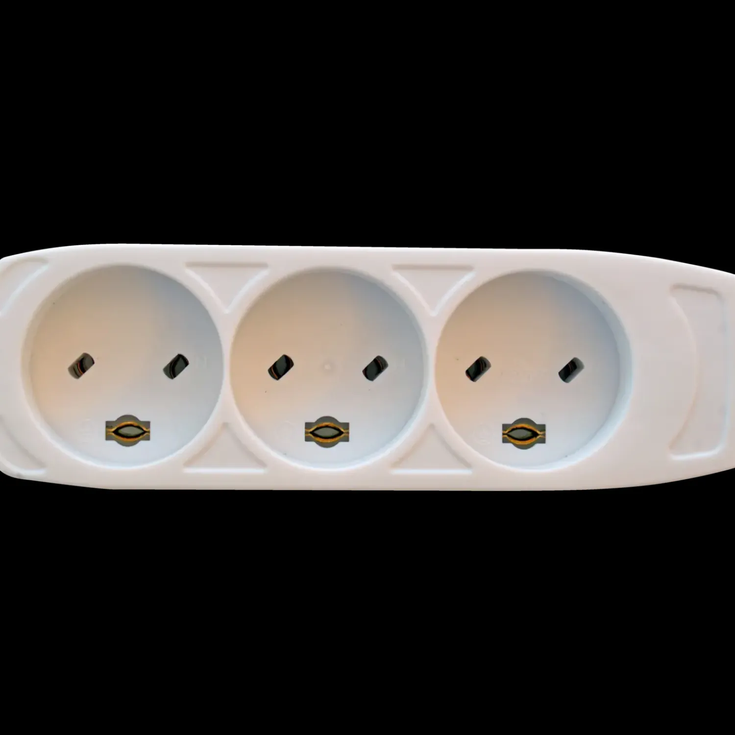 Stikkontakter Og Afbrydere^E-Line EDB stikdåse 3-vejs m/jord