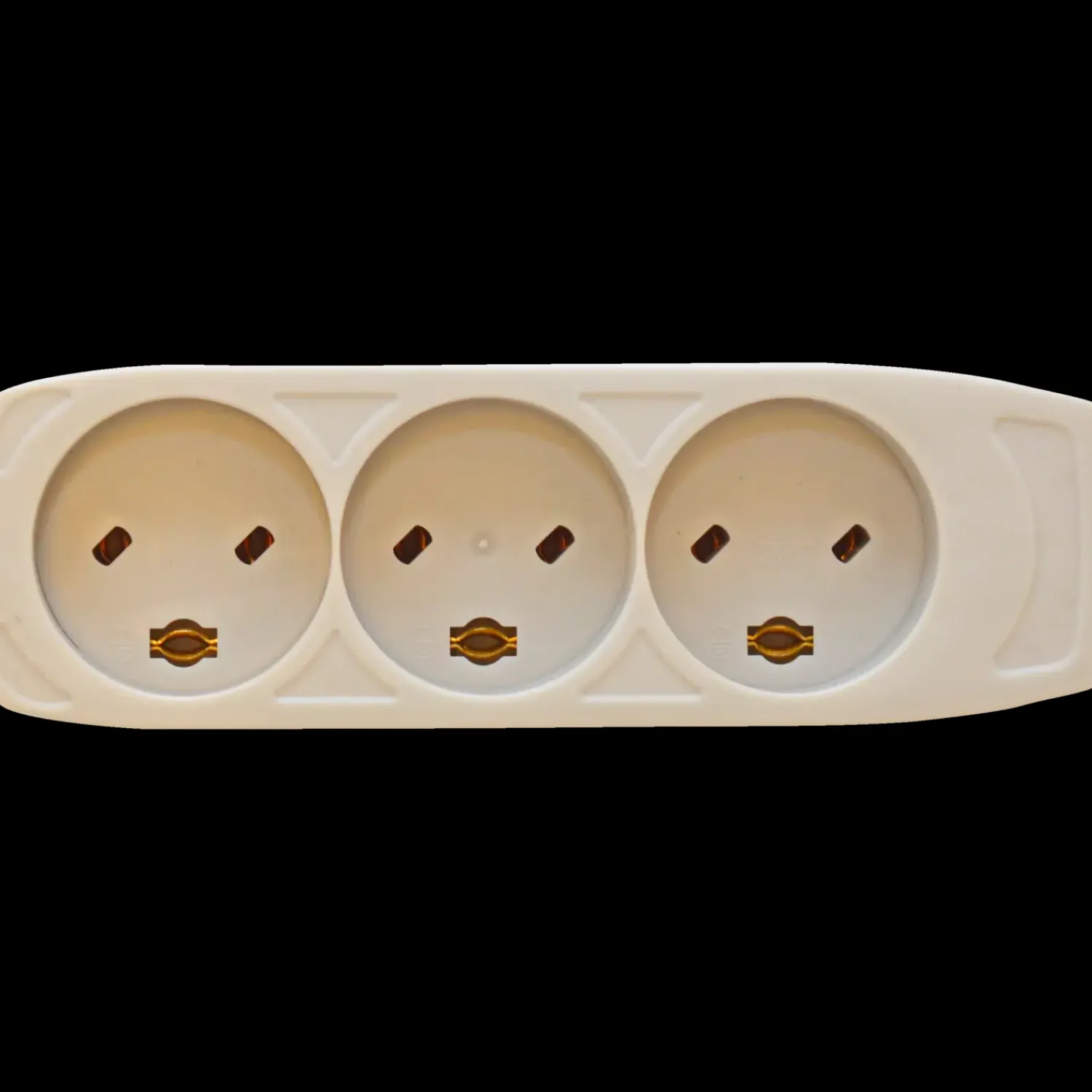 Stikkontakter Og Afbrydere^E-Line EDB stikdåse 3-vejs m/jord