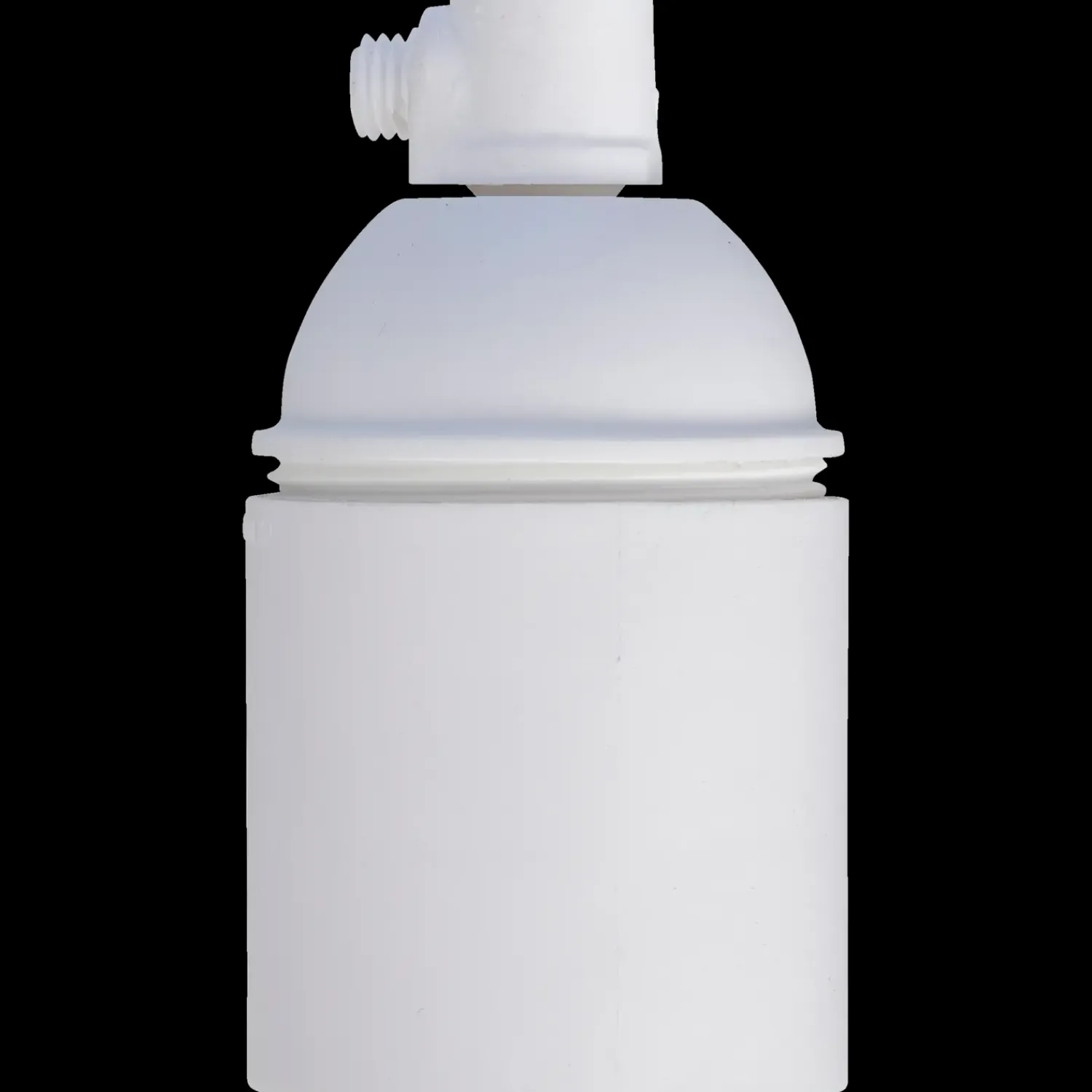 Outlet E-Line fatning E27 hvid blister