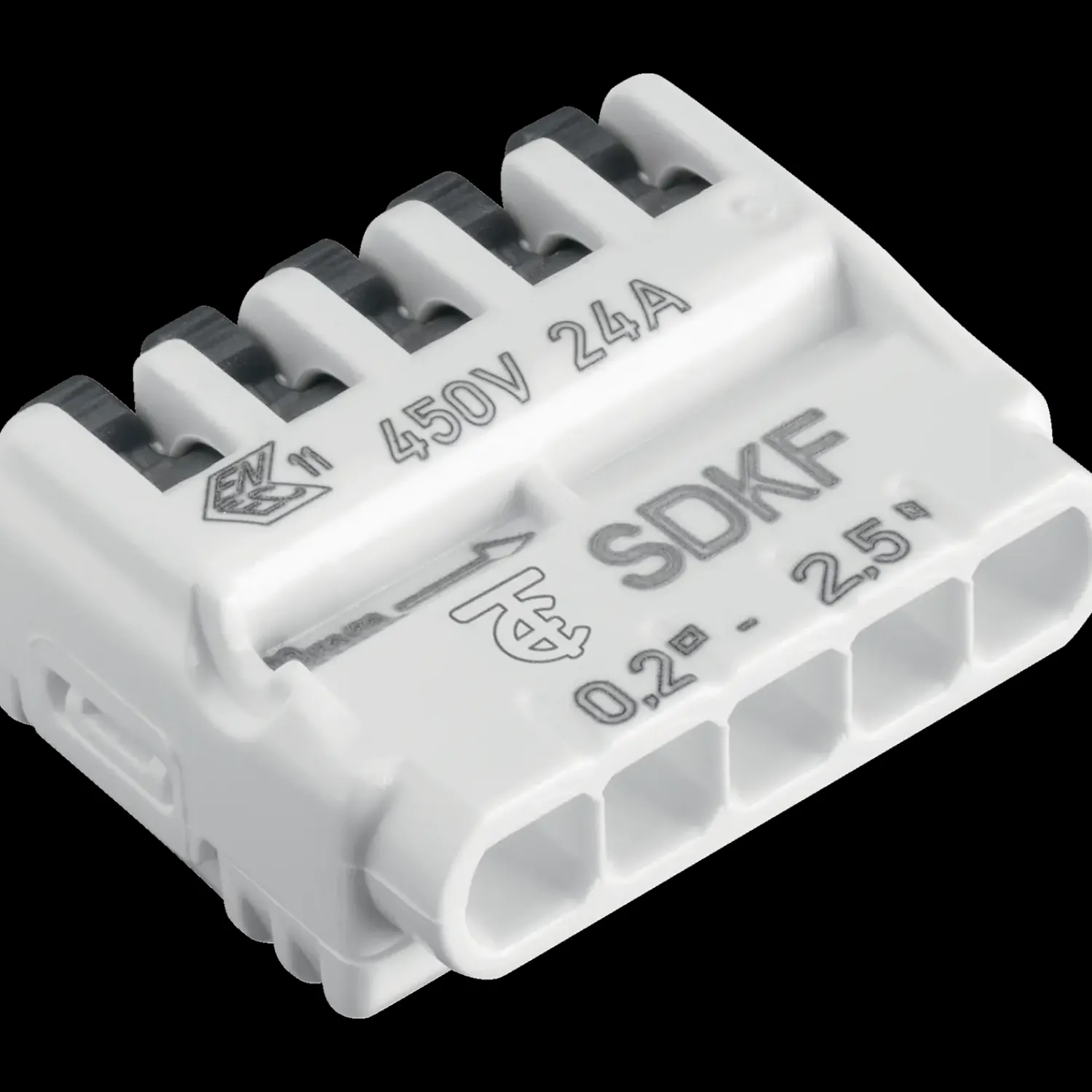 E-Line fjeder samlemuffe 5-polet 5 stk