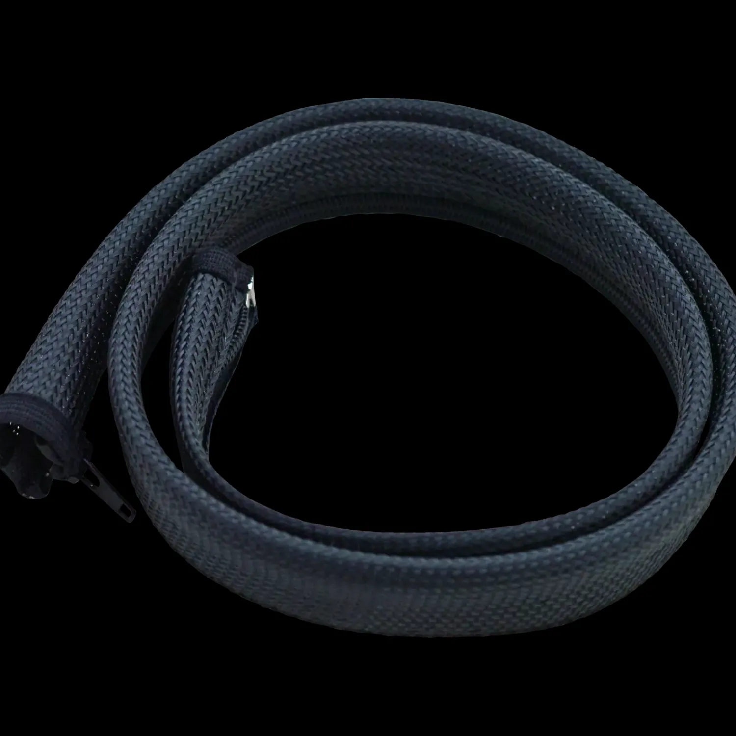 Tilbehør Til Elartikler^E-Line kabelsok med lynlås flet sort