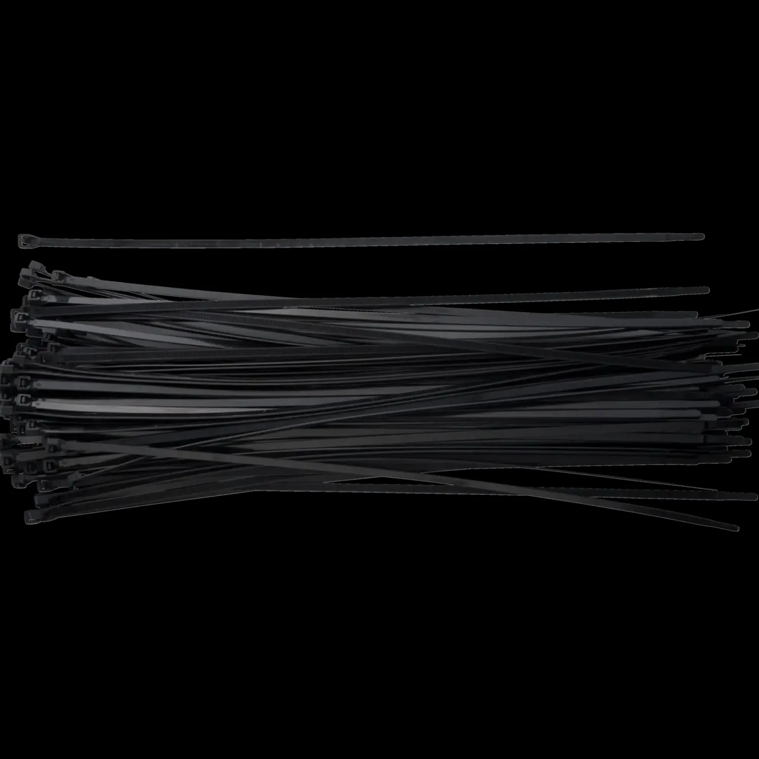 E-Line kabelstrips 8,0x550 mm 100 stk sort