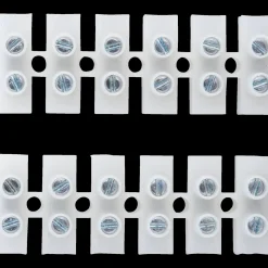 Outlet E-Line klemrækker 2x6-pol 2,5 mm transparent