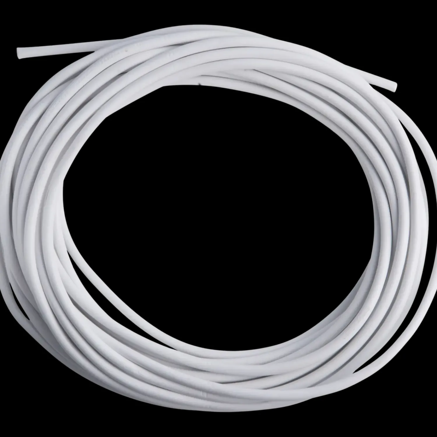 Outlet E-Line ledning rund 2x0,75 hvid 25 m