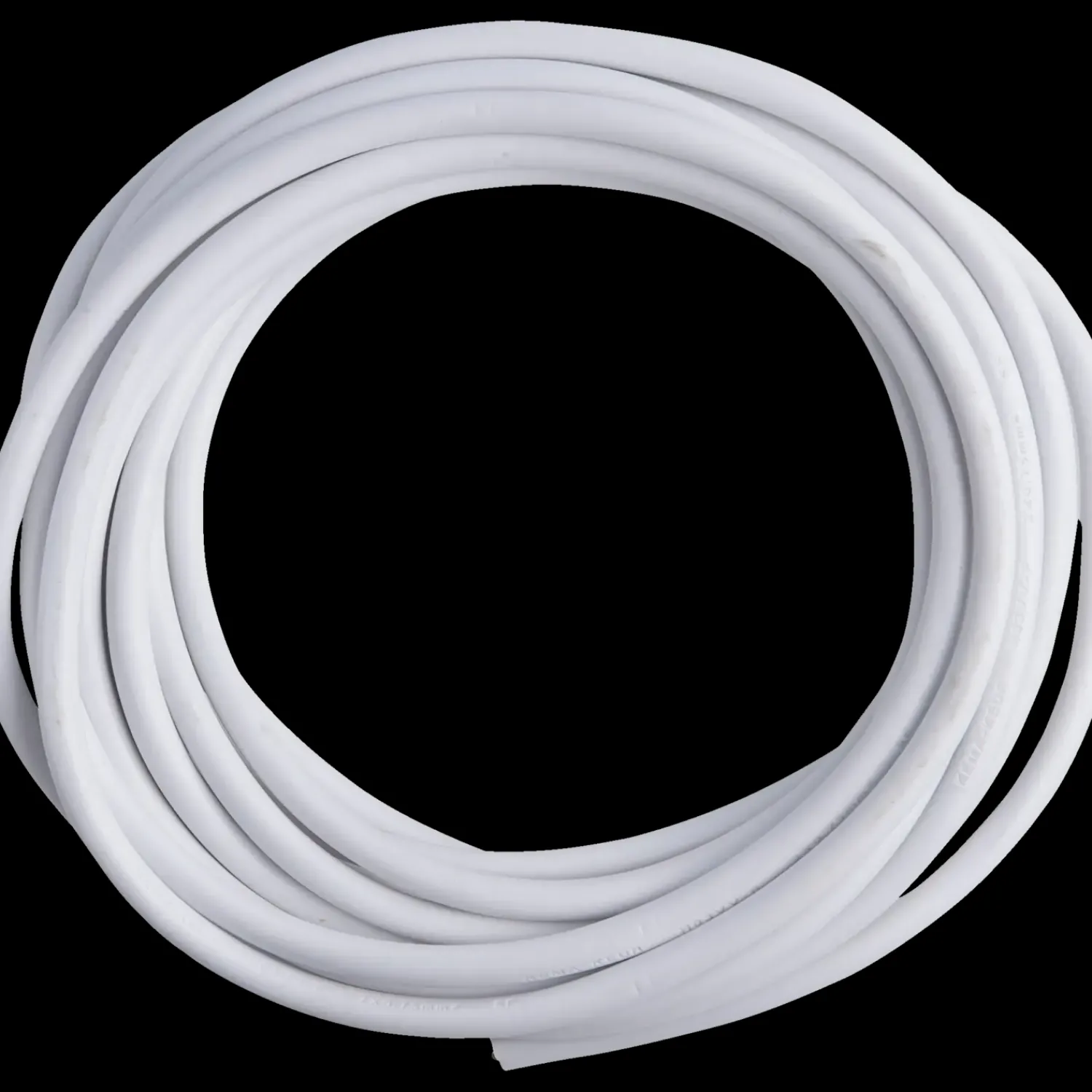 E-Line Kabler Og Ledninger^ledning rund 2x0,75 hvid 5 m