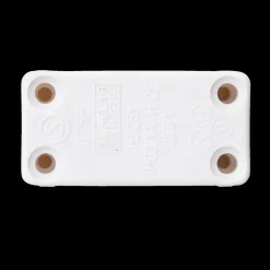 E-Line Tilbehør Til Elartikler^ledningsamleboks m/2 flade ledninger hvid