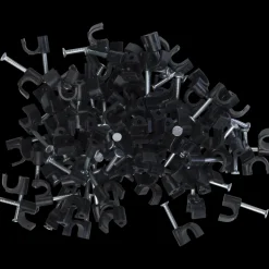 Best E-Line ledningsclips R 5-7 100 stk sort