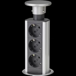 E-Line Dåser Og Underlag^pop-up stikdåse m/1,8 m ledning sort