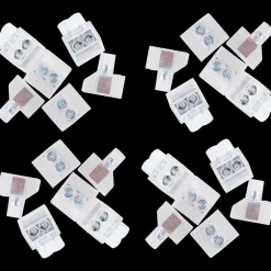 Tilbehør Til Elartikler^E-Line samlemuffe dobbelt 4mm klar