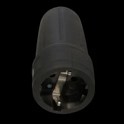 E-Line schuko forlængerled gummi 16A sort