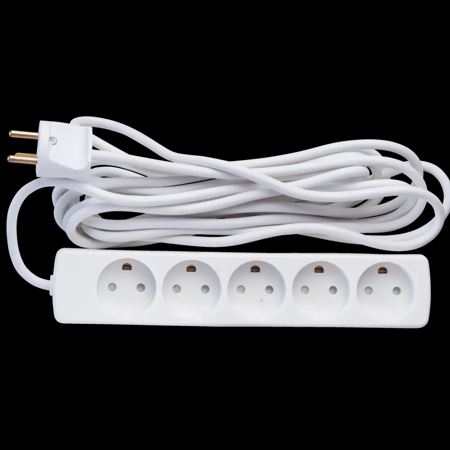 Stikkontakter Og Afbrydere^E-Line stikdåse 5R med jord 5m hvid