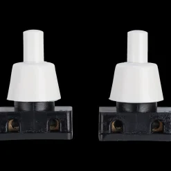 E-Line trykafbryder/kontakt til lamper hvid