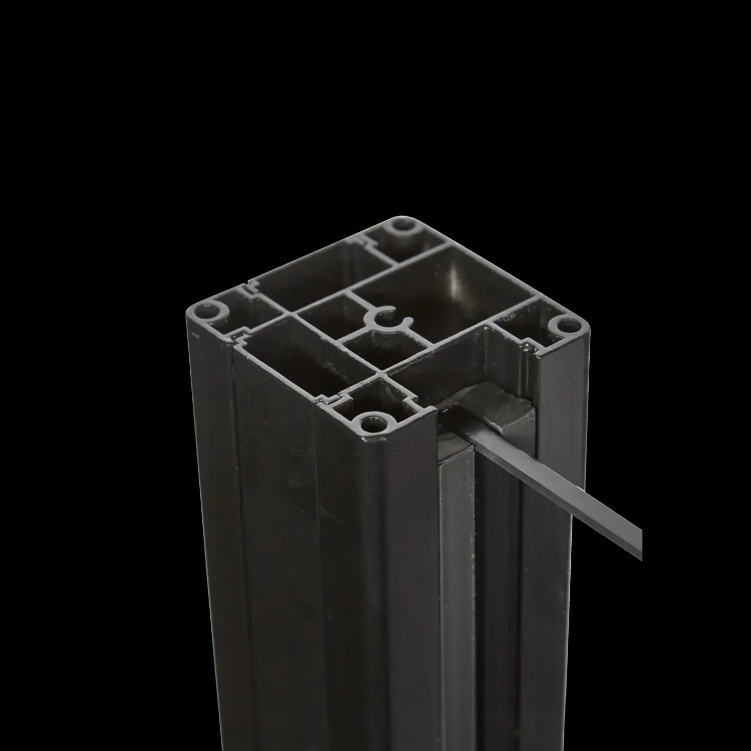 Elmholm Stolper Og Hegnspæle^alustolpe 95 cm sort