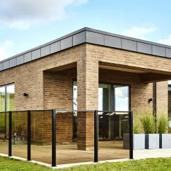 Elmholm glas t/hegn 95 cm smoke