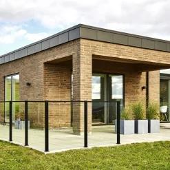 Elmholm glas t/hegn 95 cm smoke