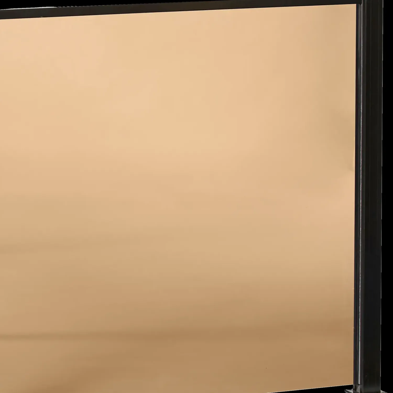 Stål- Og Glashegn^Elmholm hegn m/smoke glas forlængersæt 95 cm