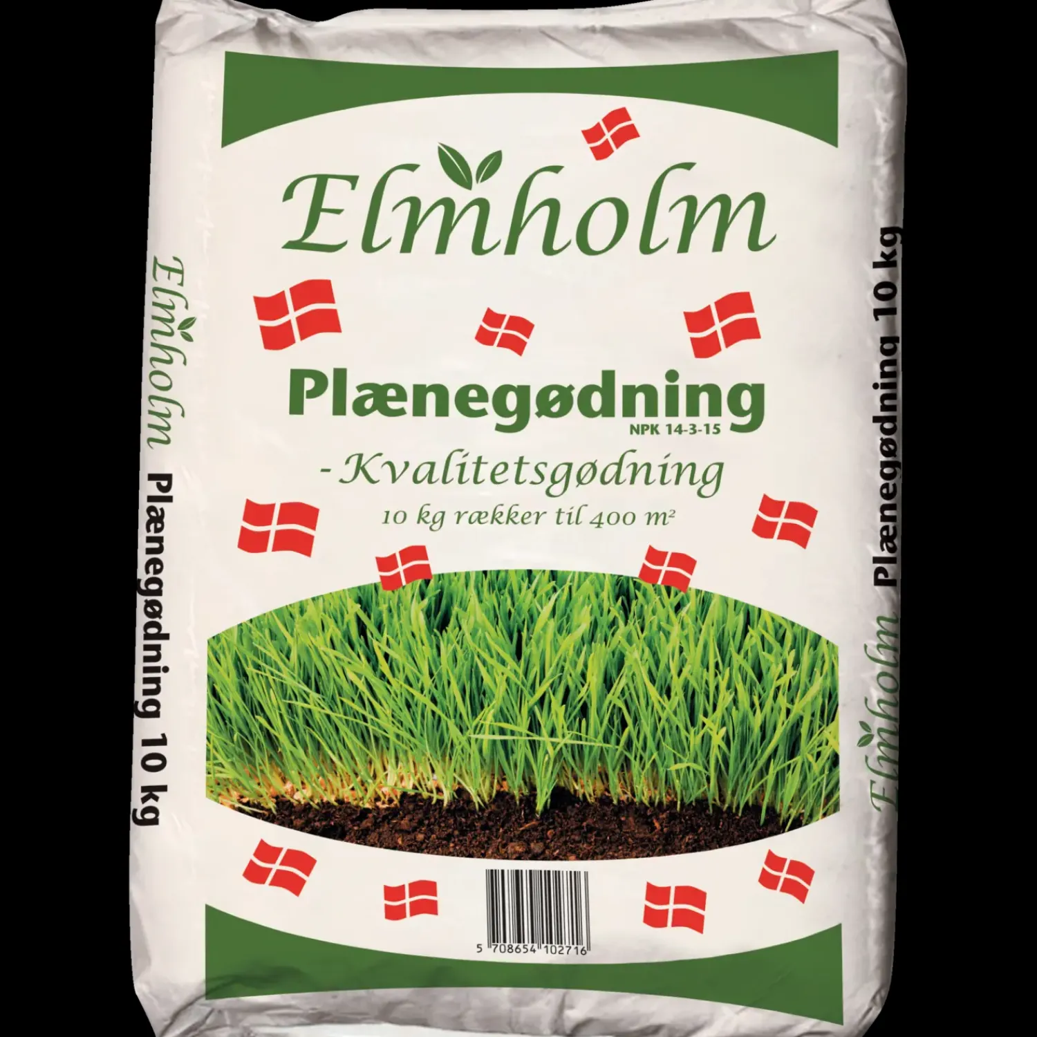 Hot Elmholm NPK 14-3-15 plænegødning 10 kg