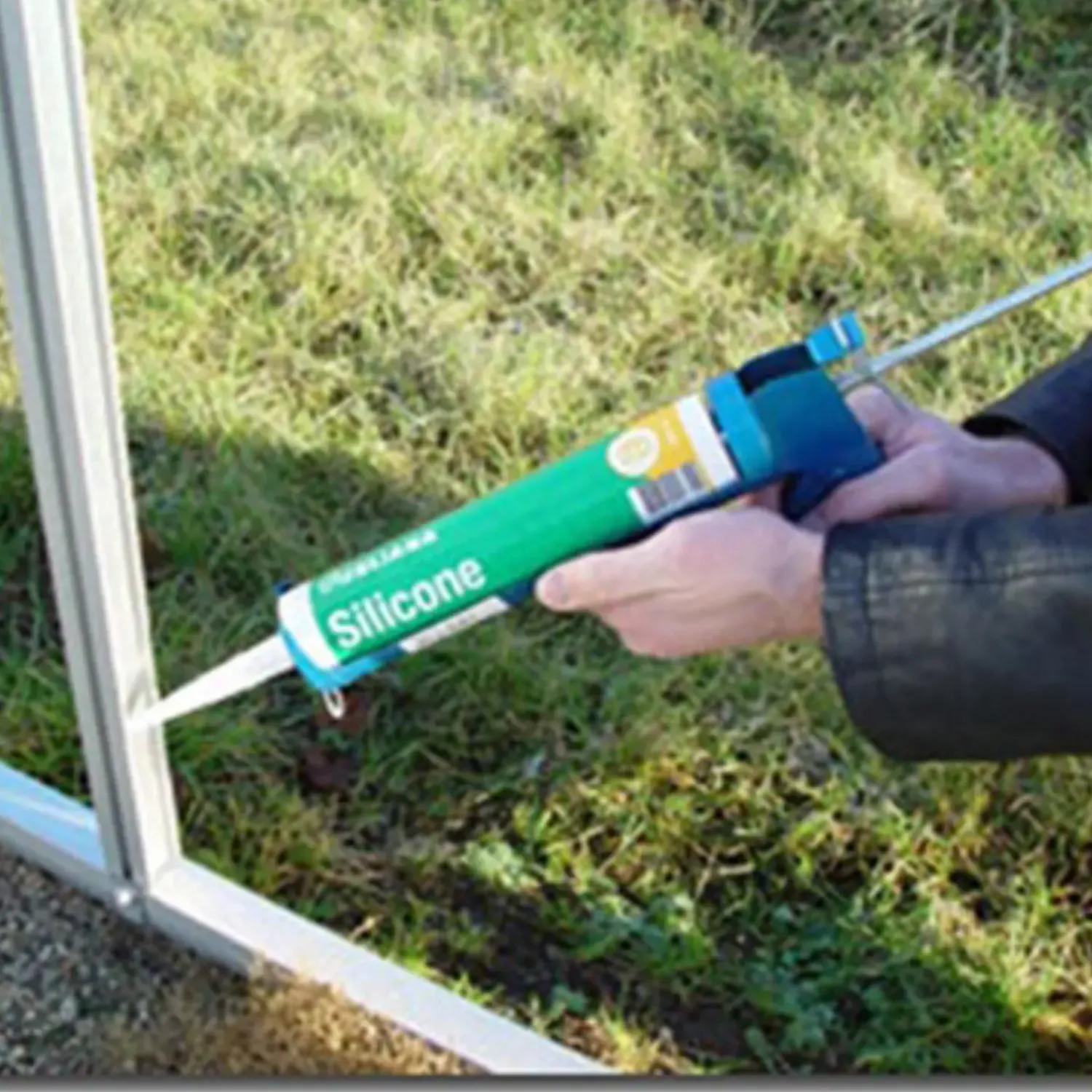 Discount Elmholm Standard drivhus antracit med hærdet glas, inkl.sokkel 9,75 m²