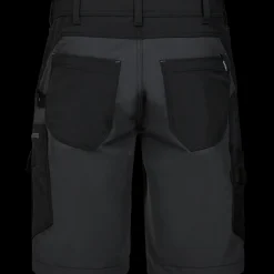 Sale ENGEL 6337 Entire shorts 4-vejs stretch sort/Antrazitgrå str. 84