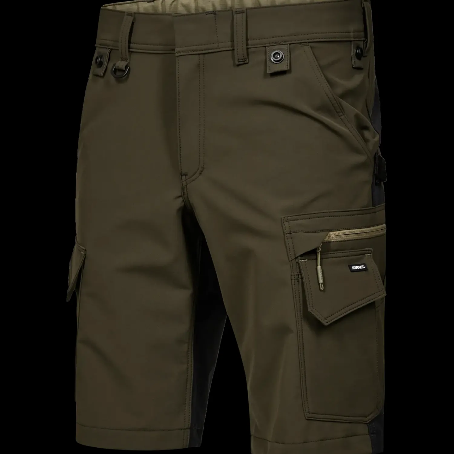 Online ENGEL 6337 Entire shorts 4-vejs stretch skovgrøn/Sort str. 92