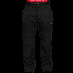 ENGEL Arbejdsbukser^Combat håndværkerbukser med hængelommer sort str. 92