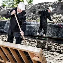 ENGEL Arbejdsbukser^Combat håndværkerbukser med hængelommer sort str. 92