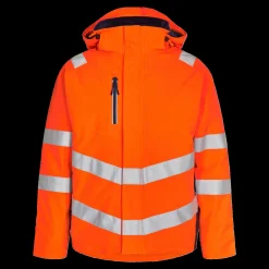 ENGEL Hi-Vis Tøj Og Udstyr^Safety vinterjakke orange/blue ink str. 2XL