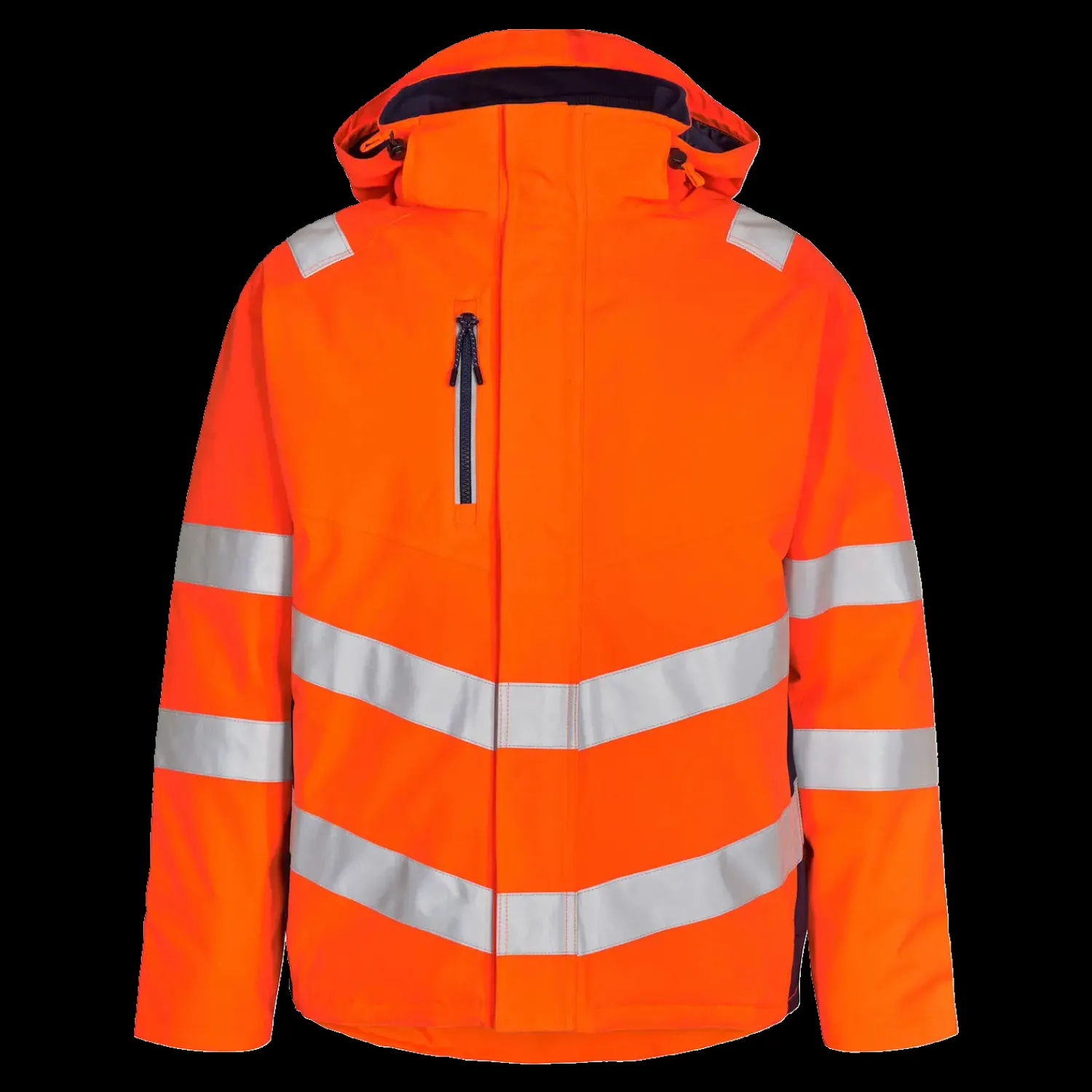 ENGEL Hi-Vis Tøj Og Udstyr^Safety vinterjakke orange/blue ink str. 2XL