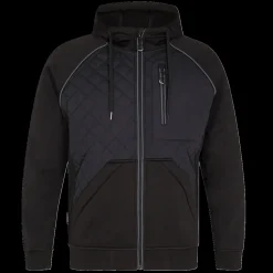 Clearance ENGEL X-treme softshelljakke med hætte sort str. L