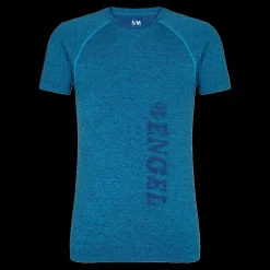 Clearance ENGEL X-Treme t-shirt turkis blå melange str. S/M