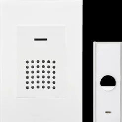 Trådløse Dørklokker^EnsoNordic trådløs dørklokke 1100 classic, hvid