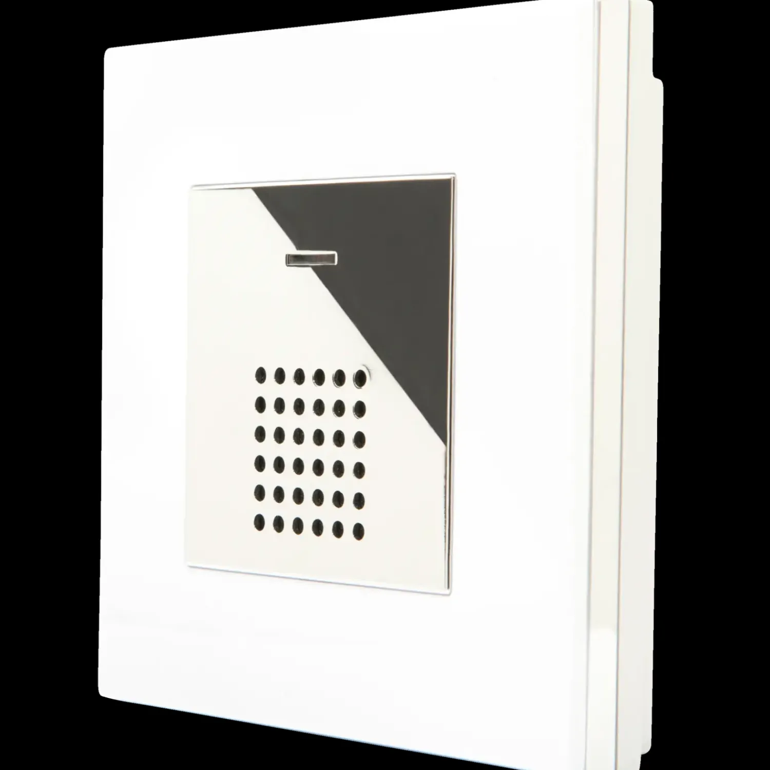 Trådløse Dørklokker^EnsoNordic Trådløs dørklokke 1700, lang rækkevidde hvid/krom