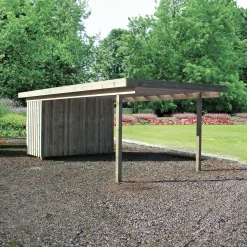 Davidsen Erik carport med redskabsrum 320x604 cm - UDEN TAG