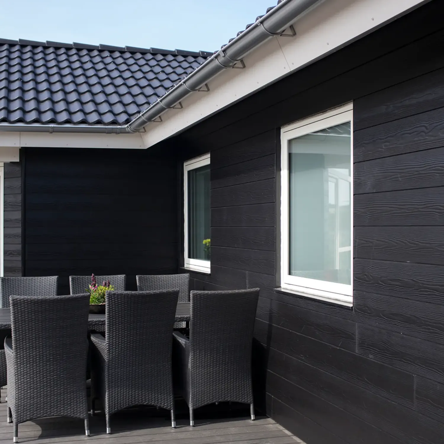 Online Cedral Etex Click træstruktur sort C50, 186x3600x12 mm