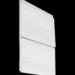 Cedral Etex Click træstruktur hvid C01, 186x3600x12 mm