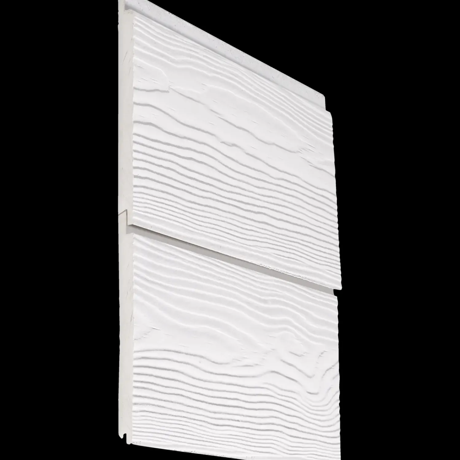 Cedral Etex Click træstruktur hvid C01, 186x3600x12 mm