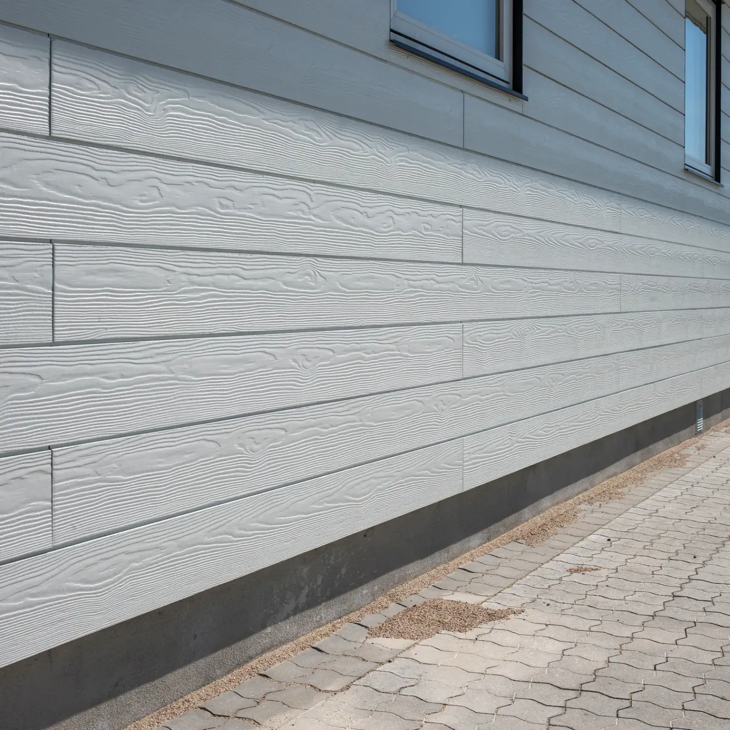 Cedral Etex Click træstruktur hvid C01, 186x3600x12 mm