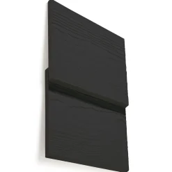 Cedral Facadebrædder^Etex Lap træstruktur sort C50, 190x3600x10 mm