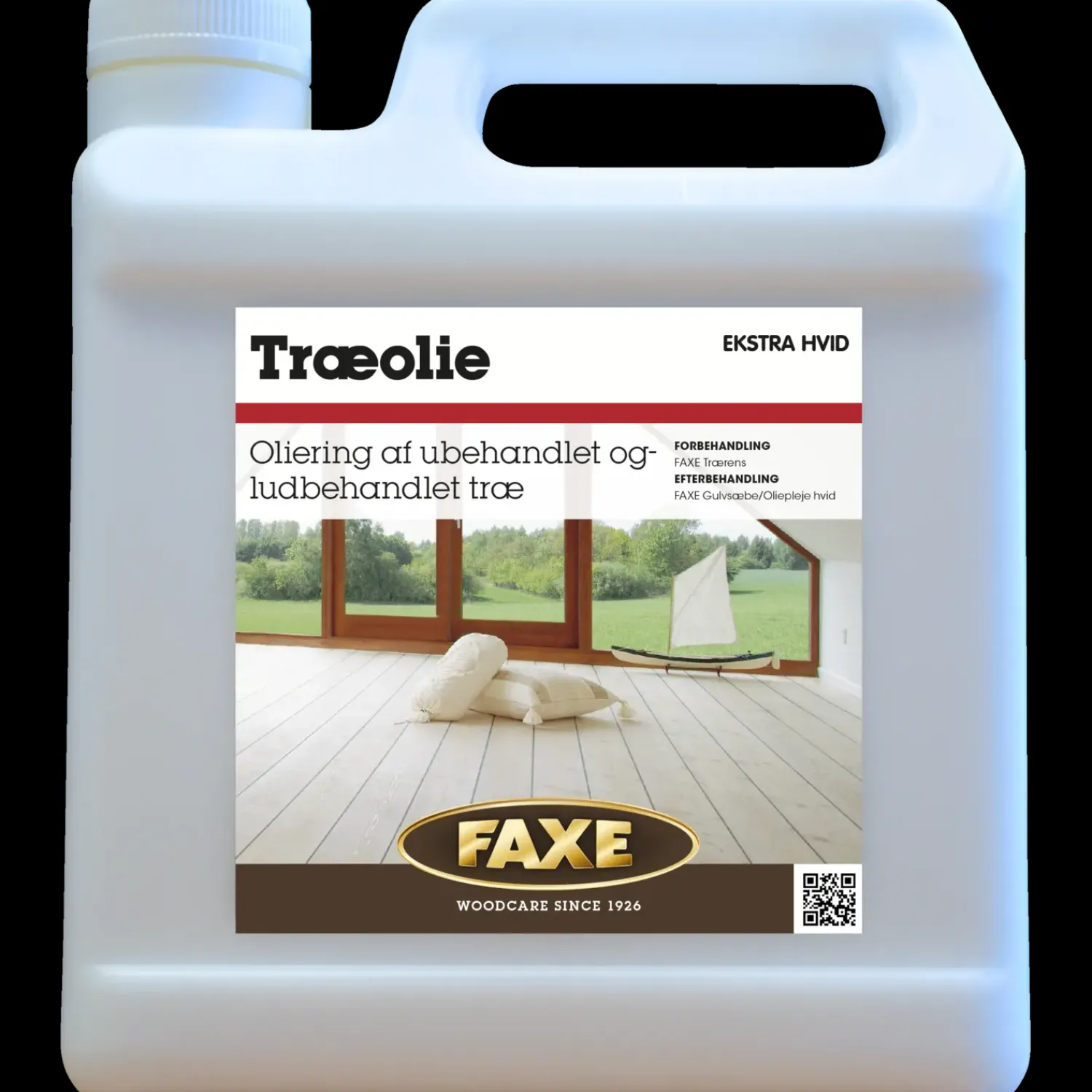 Outlet Faxe træolie ekstra hvid 1 L