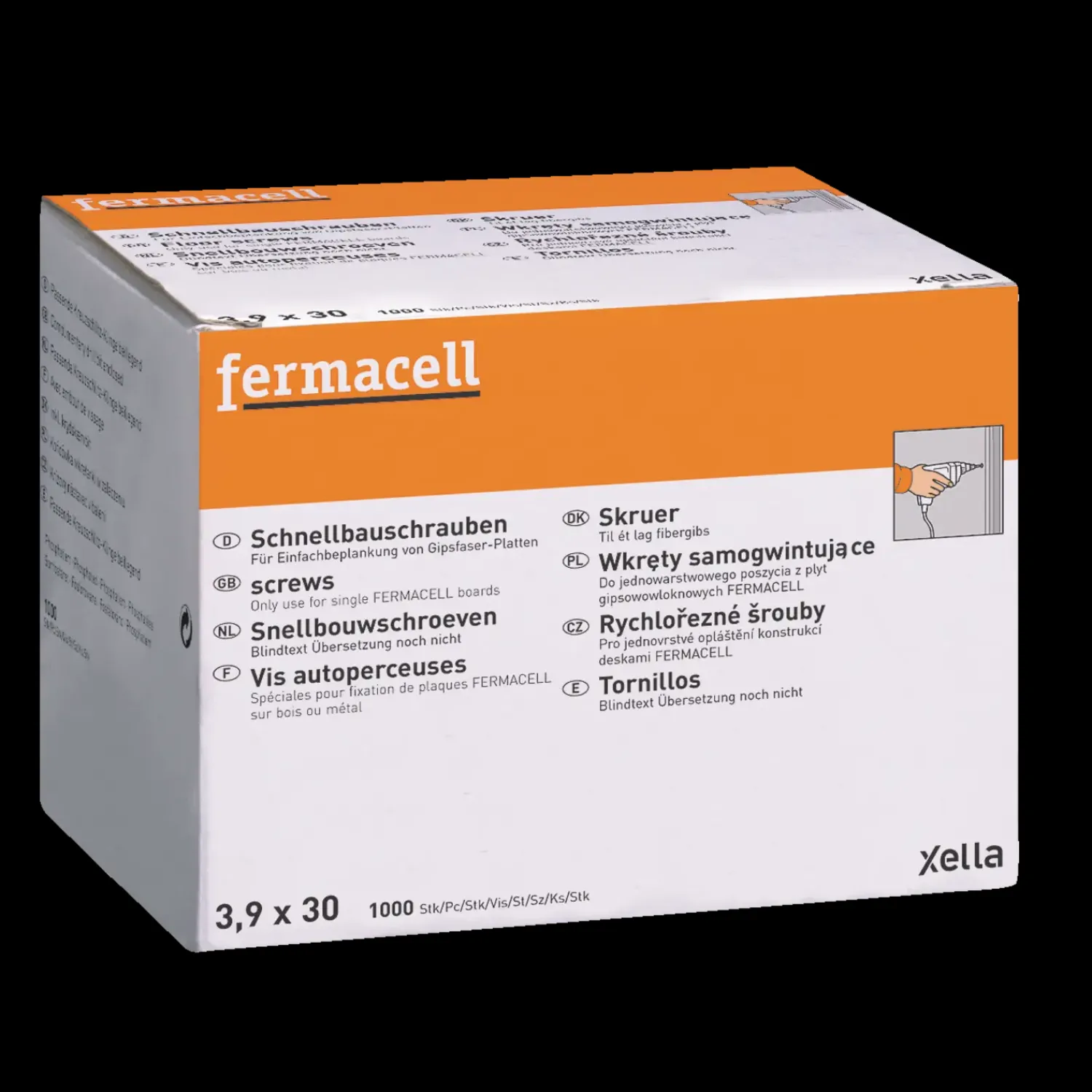 Fermacell Gipsskruer^® gipsskruer 3,9x40 mm 1000 stk