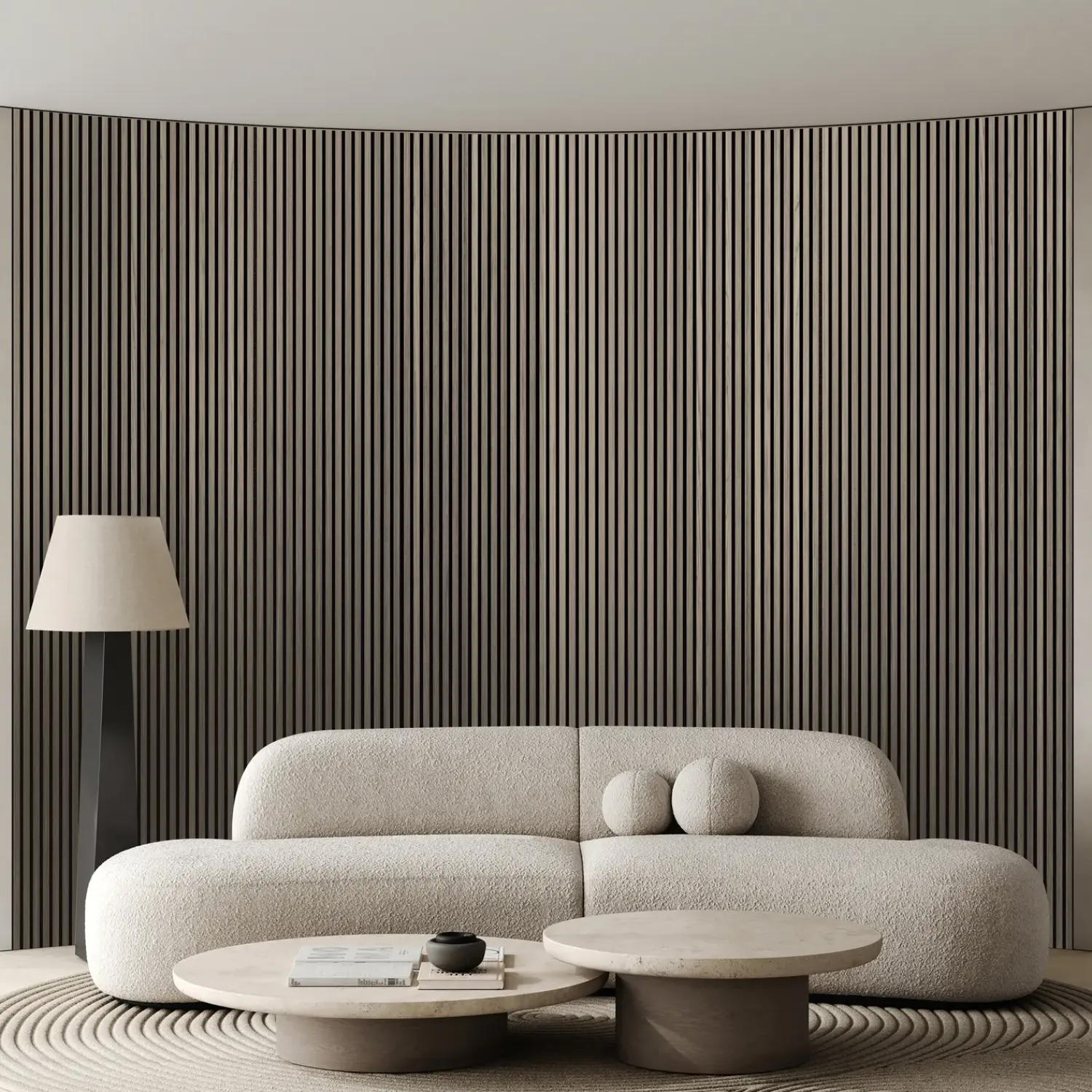 Akustikpaneler^Fibrotech Quanti akustikpanel 18x520x2440 mm grey oak